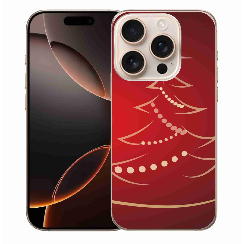 Gél borítás mmCase iPhone 16 Pro Max készülékhez - karácsonyfa karikatúra