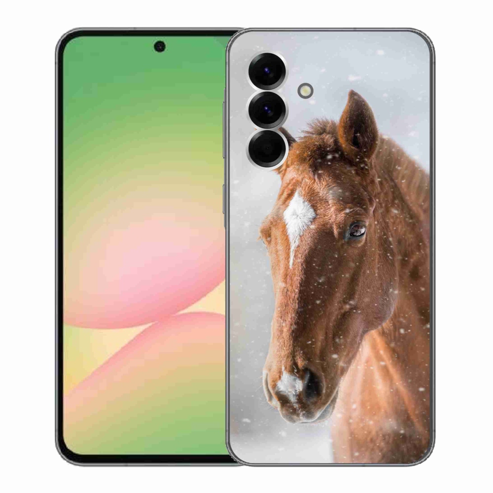 Zselés borítás mmCase Samsung Galaxy A56 5G - barna ló 2