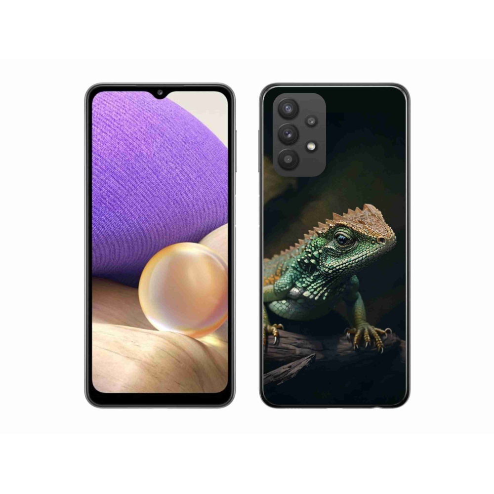 Zselés borítás mmCase Samsung Galaxy A32 5G - gyík