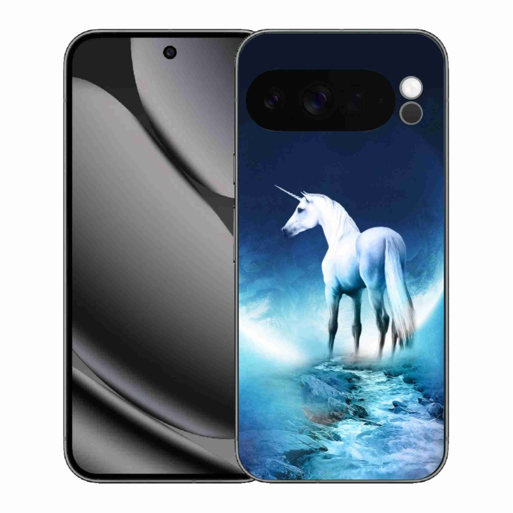 Zselés borítás mmCase a Google Pixel 10 Pro XL-hez - fehér egyszarvú