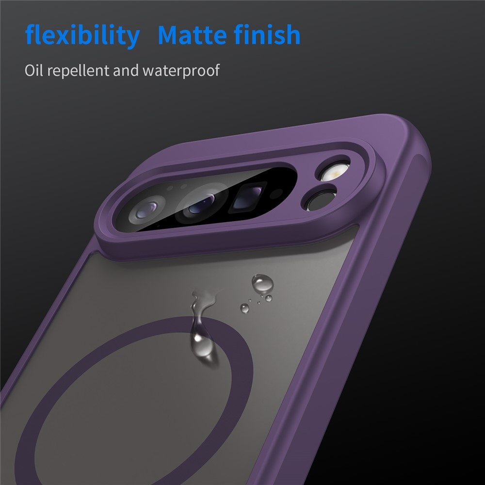 Matta zselés tok MagSafe-val a Google Pixel 10 Pro XL-re - lila