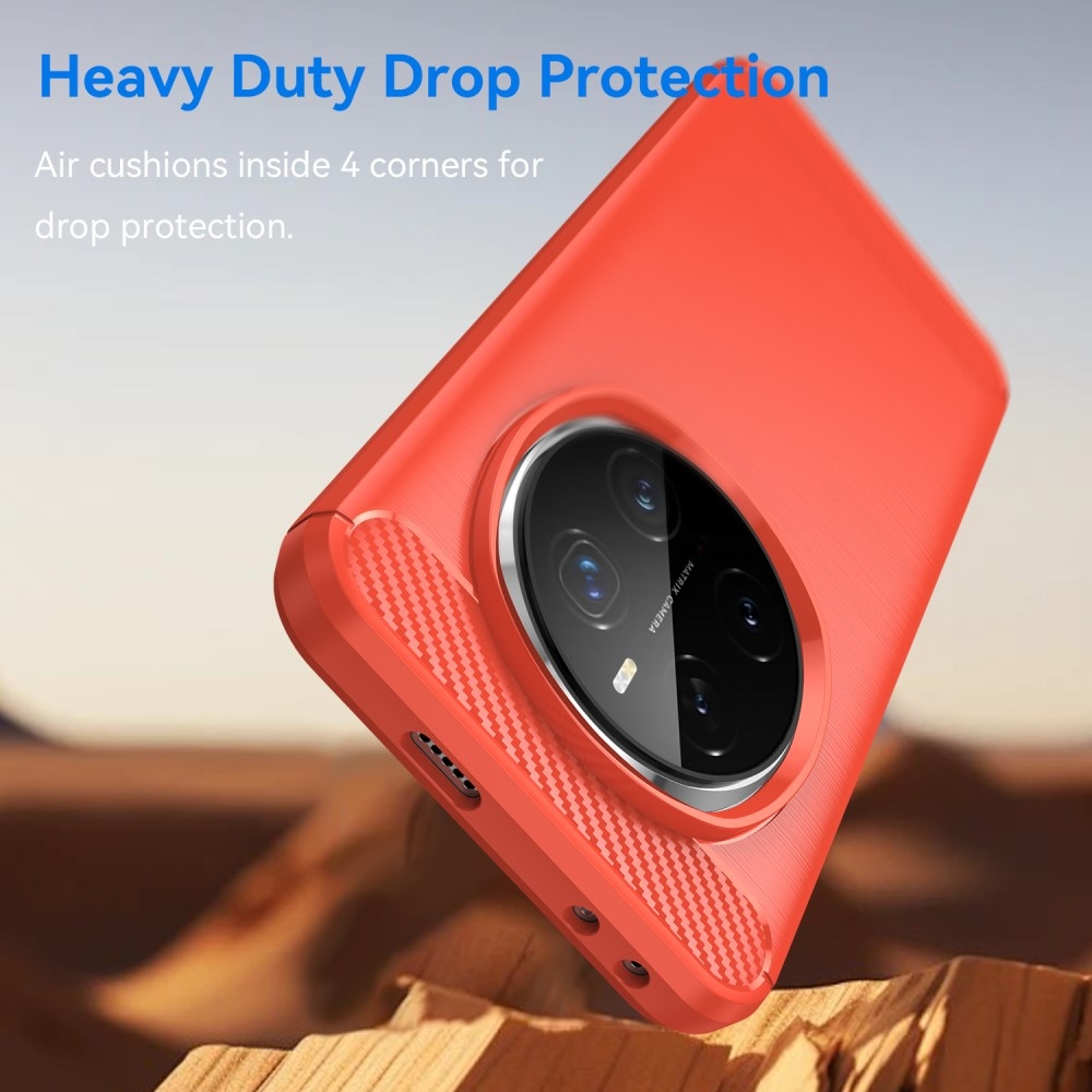 Szénálló zselés tok a Honor Magic 7 Pro 5G készülékhez - piros