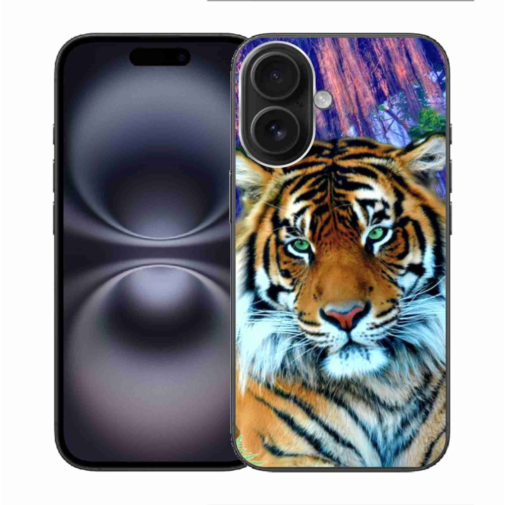 Gél tok mmCase iPhone 16 készülékhez - tigris