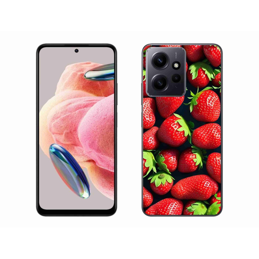 Gél borítás mmCase a Xiaomi Redmi Note 12 4G-hez - eper