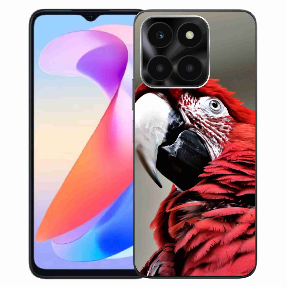 Gél tok mmCase a Honor X6a készülékhez - papagáj ara 1