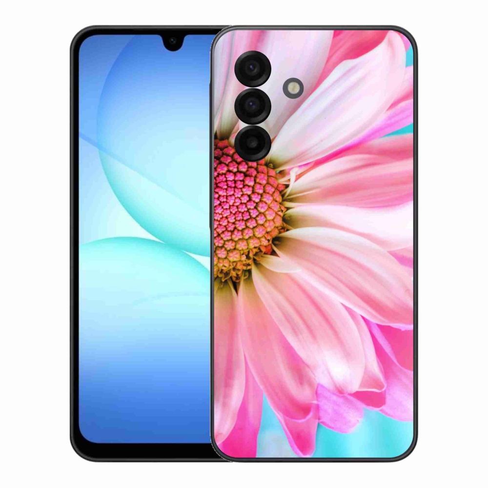 Gél védőhuzat mmCase Samsung Galaxy A17 4G/5G - rózsaszín virág