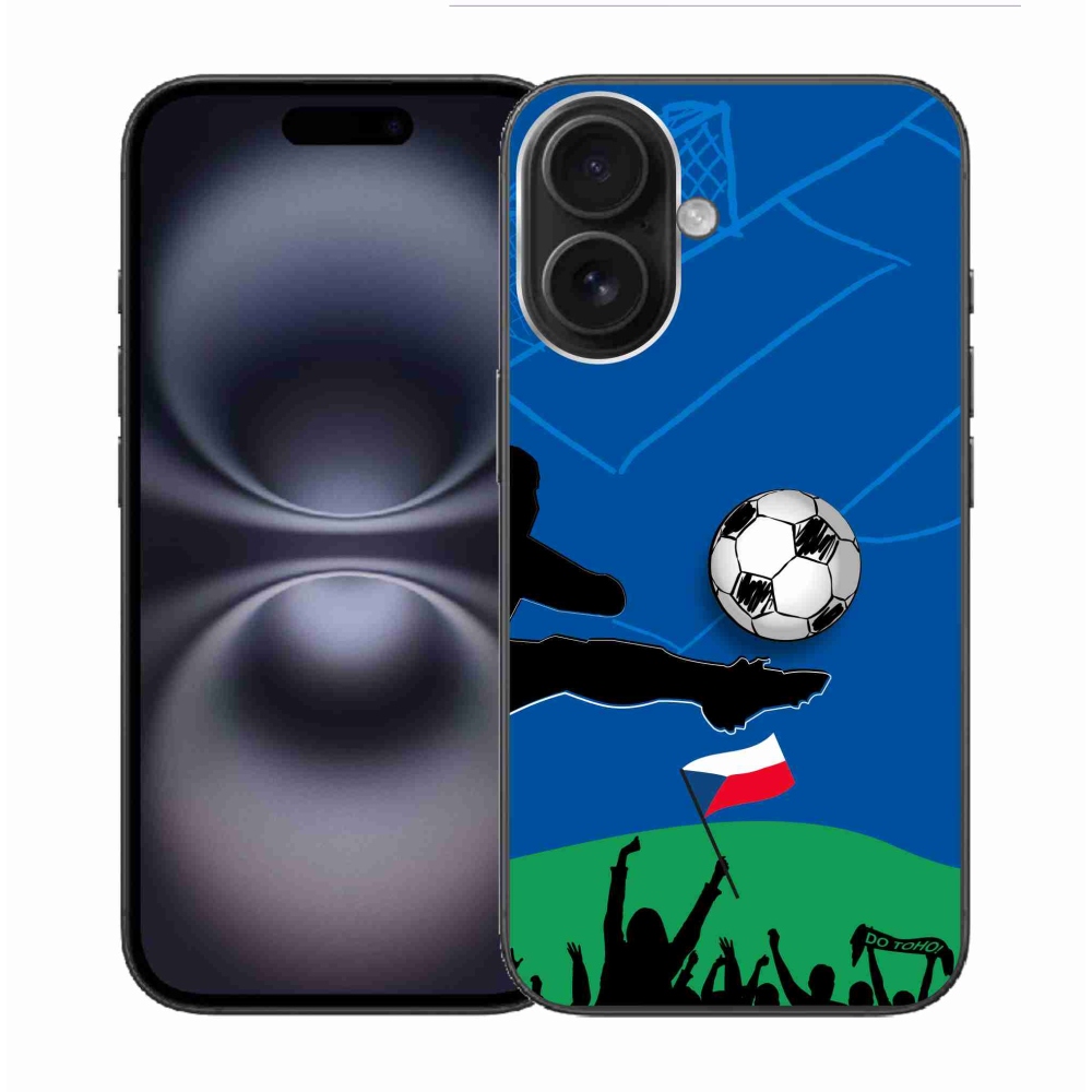 Gél borítás mmCase iPhone 16-hoz - futballszurkolóknak