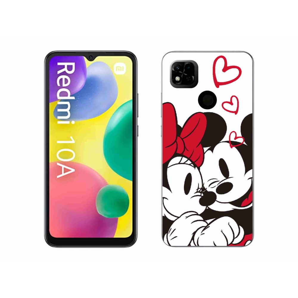 Gél borítás mmCase a Xiaomi Redmi 10A számára - minnie és mickey
