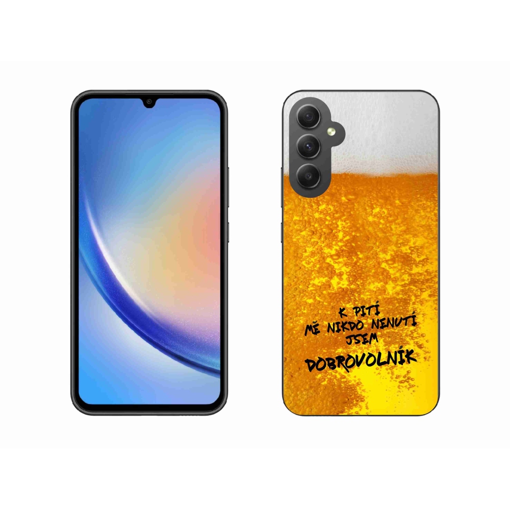 Gél borítás mmCase Samsung Galaxy A34 5G - sör motívum 4