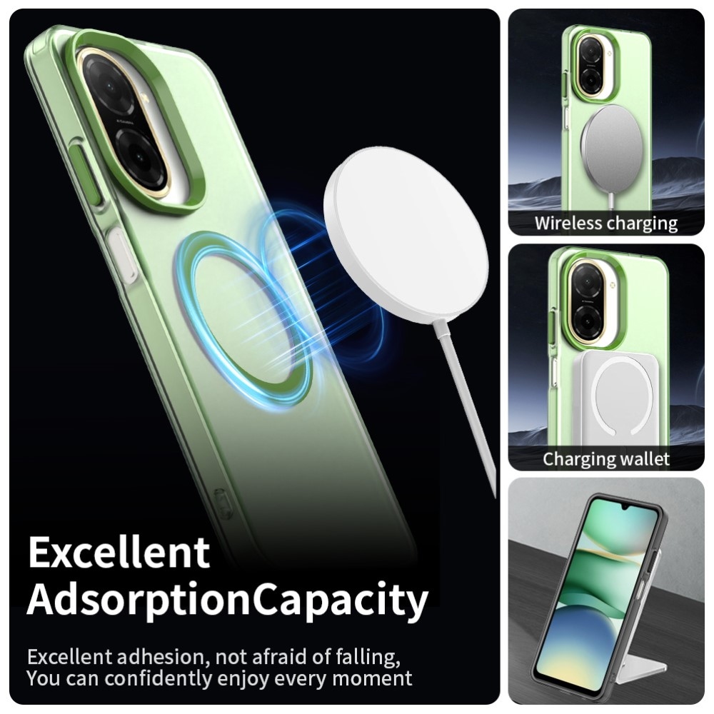 Candy zselés tok MagSafe-val Xiaomi Redmi A5 (171.7x77.8x8.3mm) - zöld