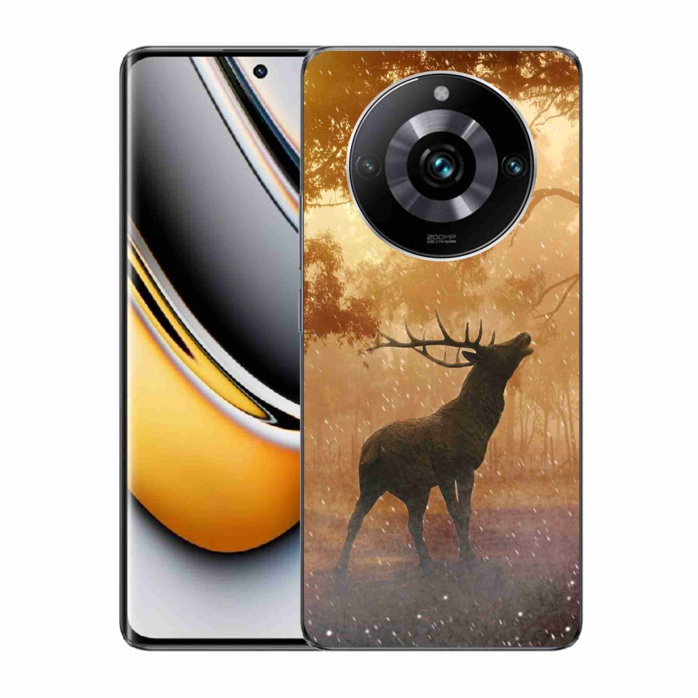 Zselés borítás mmCase a Realme 11 Pro/11 Pro+ készülékhez - szarvas a szarvasbőgésben
