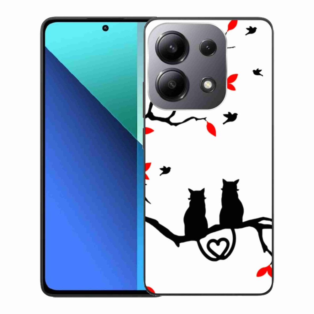 Gél borító mmCase a Xiaomi Redmi Note 13-hoz - macska szeretet