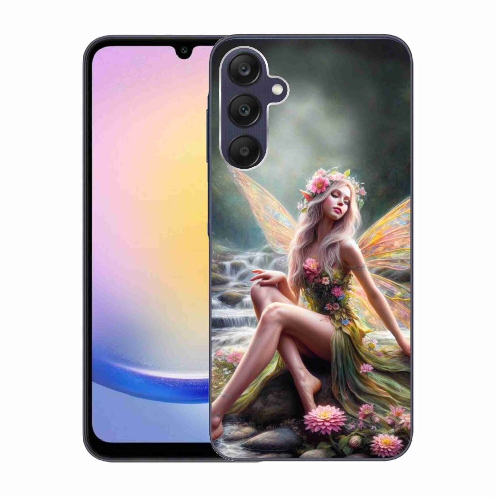 Zselés borítás mmCase Samsung Galaxy A25 5G - pillangó nő 1