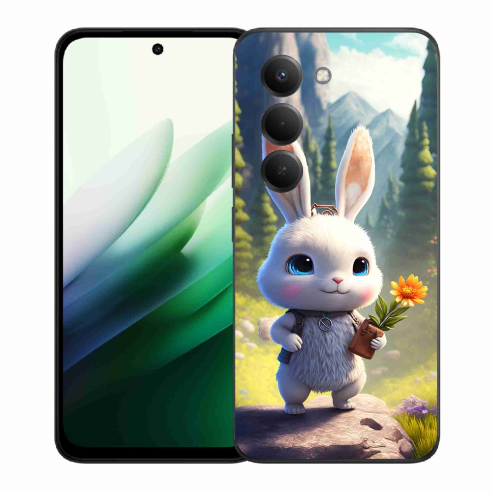 Gél borítás mmCase a Xiaomi Redmi 15 5G-hez - aranyos nyuszi