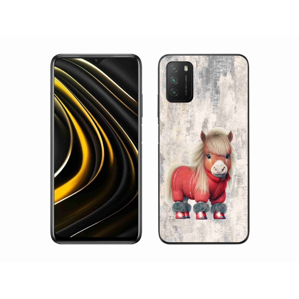 Gél borítás mmCase a Xiaomi Poco M3-hoz - póni pulóverben