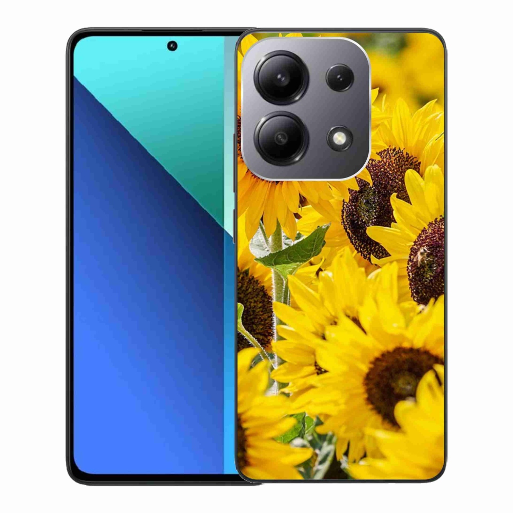 Gél borítás mmCase a Xiaomi Redmi Note 13-hoz - Napraforgó