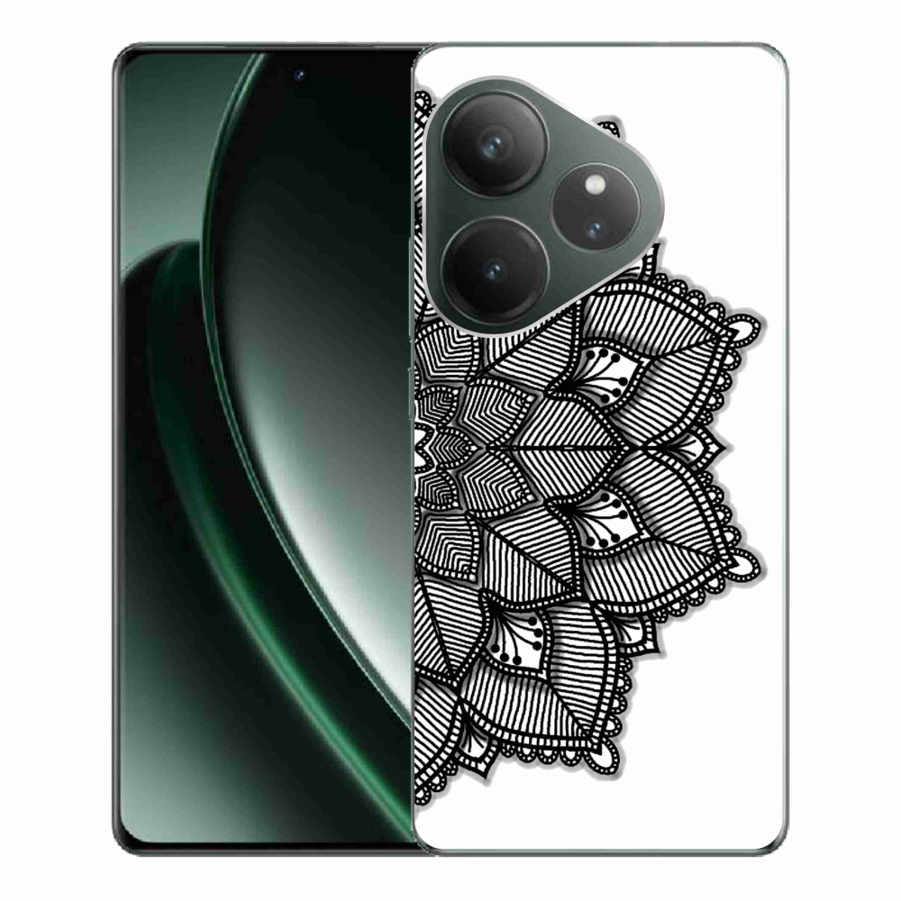 Gél borítás mmCase a Realme GT 6 5G/GT 6T 5G számára - mandala