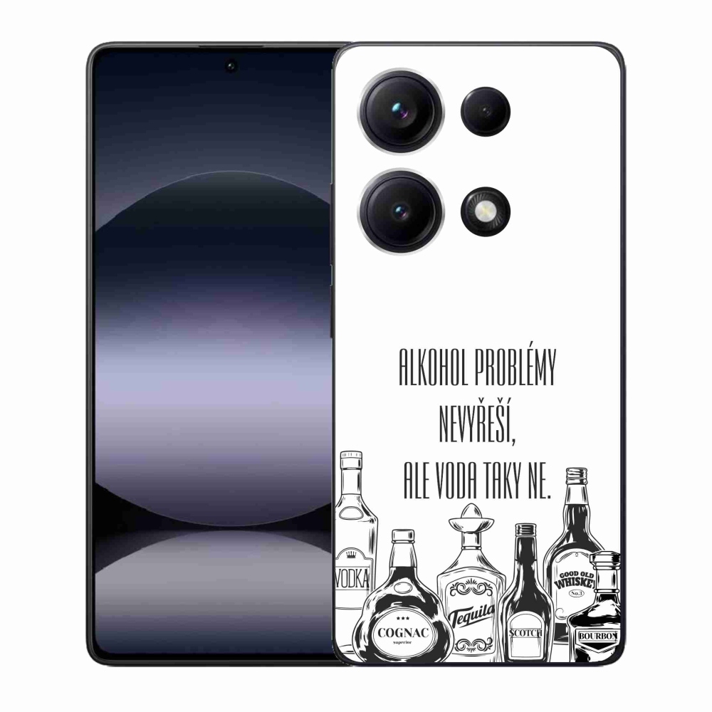 Gél borító mmCase a Xiaomi Redmi Note 14S-hez - vicces szöveg fehér háttérrel