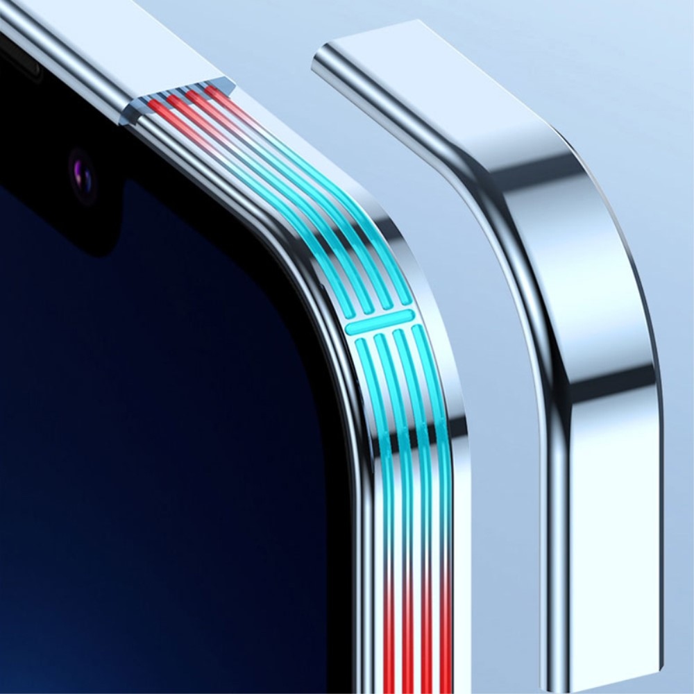 Zselés tok kameravédelemmel és MagSafe támogatással a Huawei Pura 70 Pro készülékhez - kék