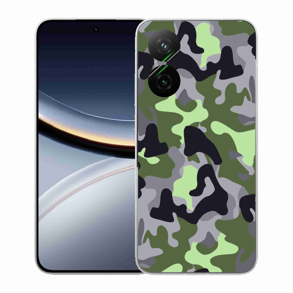 Gél borítás mmCase a Xiaomi Poco F7 5G számára - terepszínű minta 7