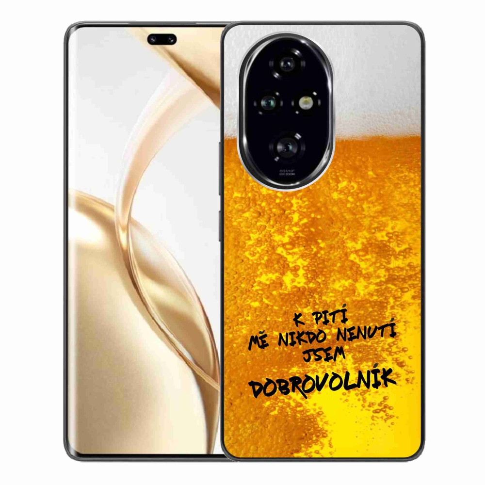 Gél borítás mmCase a Honor 200 Pro 5G számára - sör motívum 4