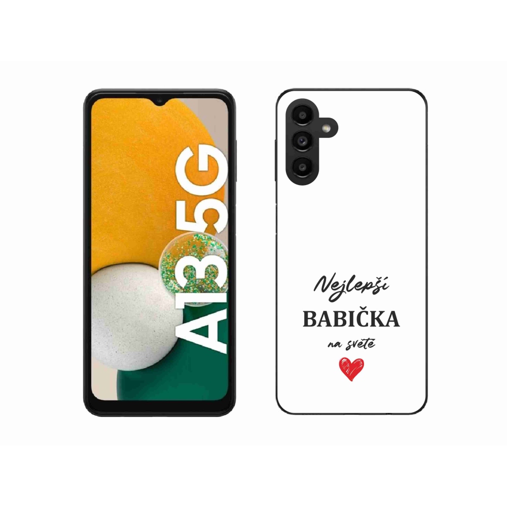 Gél borítás mmCase Samsung Galaxy A13 5G - Best Grandma 1 fehér háttér