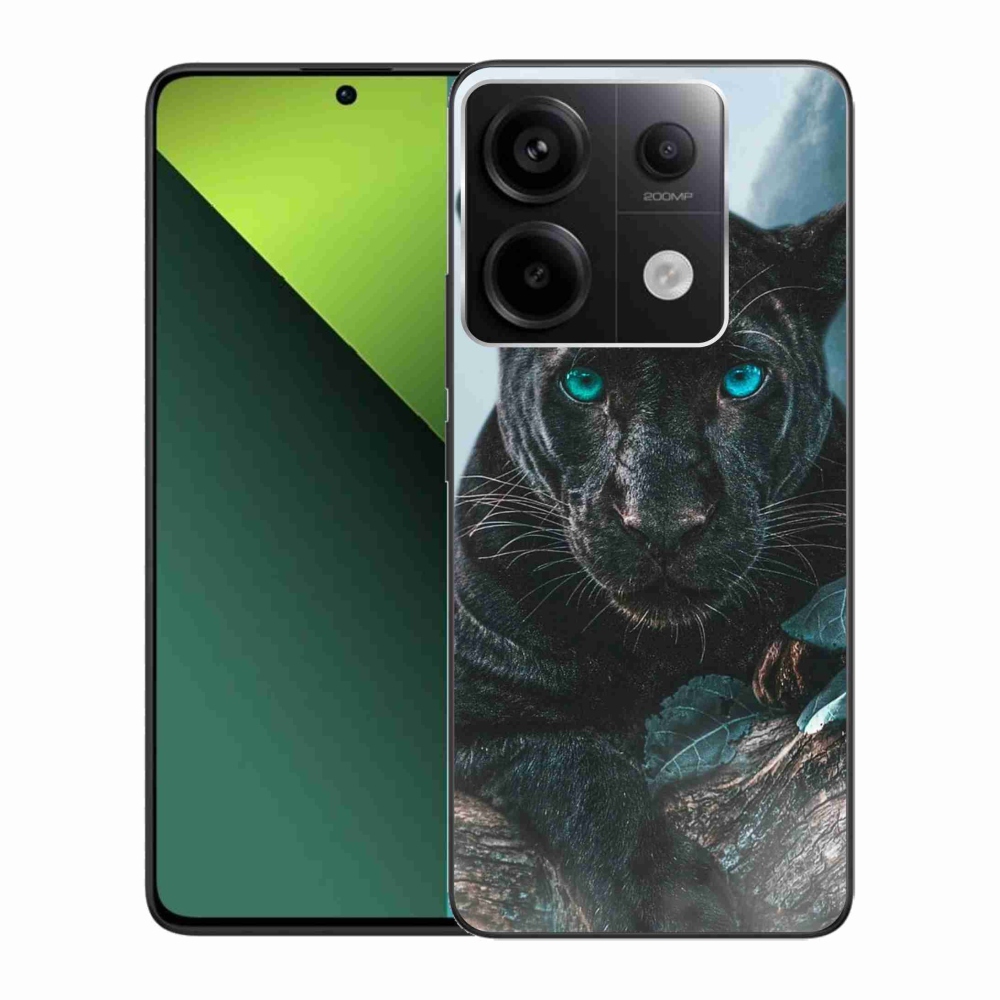 Gél borítás mmCase a Xiaomi Redmi Note 13 Pro 5G/Poco X6 5G - fekete párduchoz