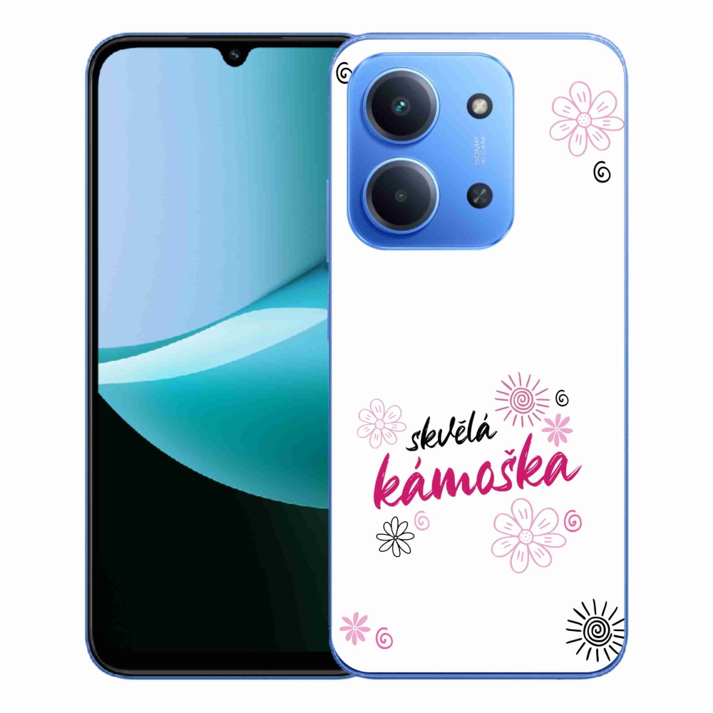 Gél borító mmCase a Xiaomi Redmi 15C 4G/5G (173mm) - nagyszerű barát fehér háttérrel