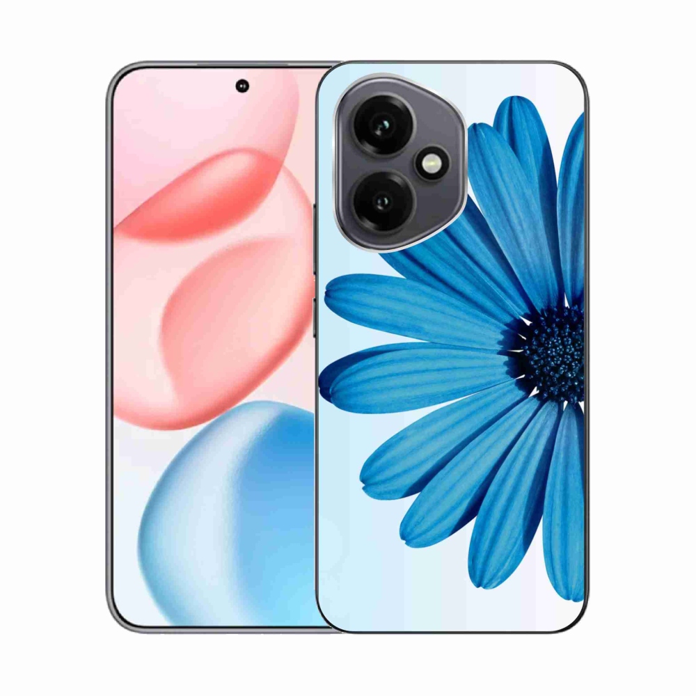 Zselés borító mmCase Honor 400-hoz - kék margaréta