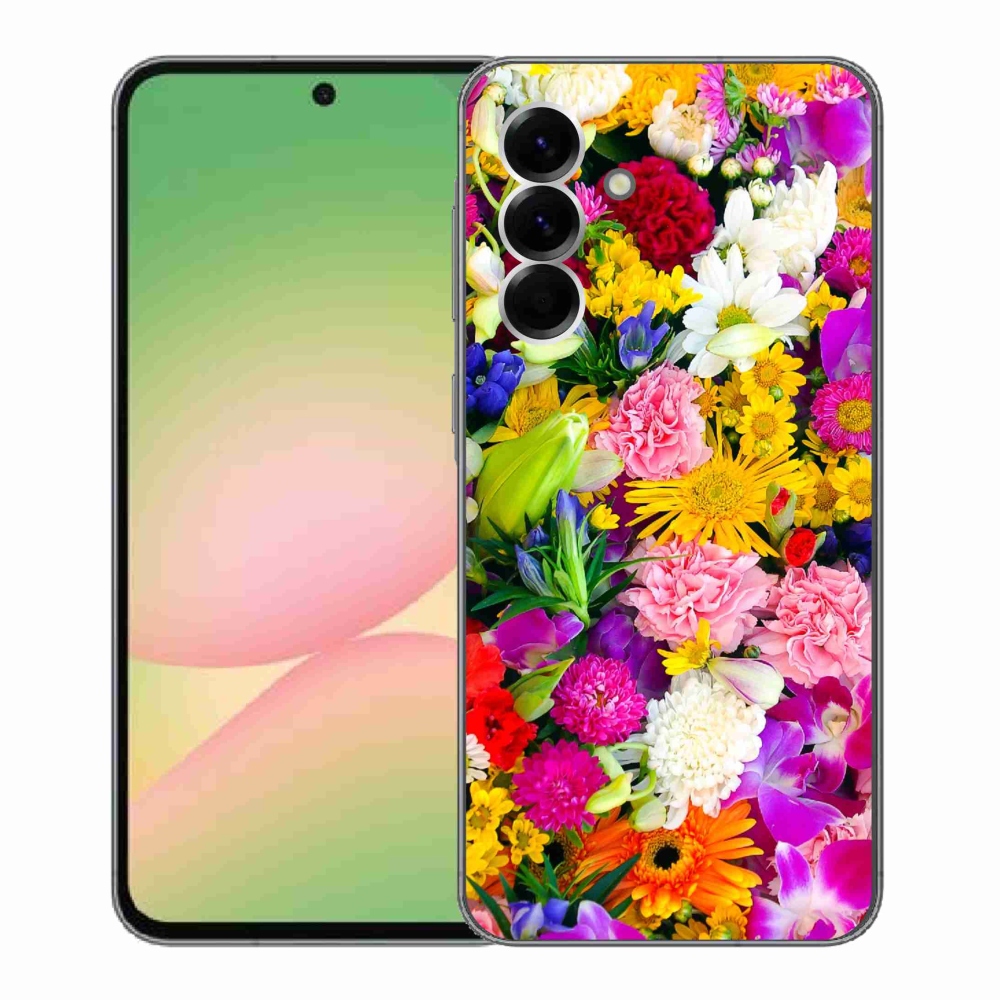 Zselés borítás mmCase Samsung Galaxy A56 5G - virágok 12