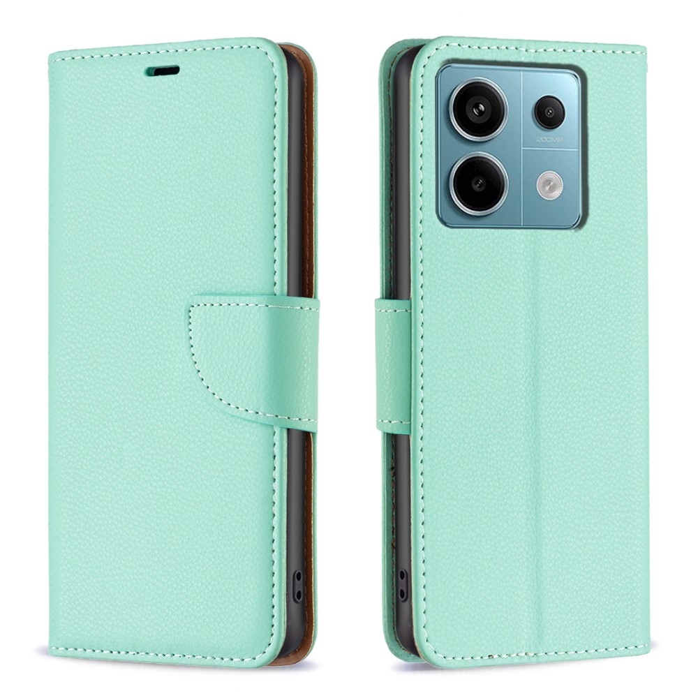 Állványos könyv tok Xiaomi Redmi Note 13 Pro 5G/Poco X6 5G - teal színben