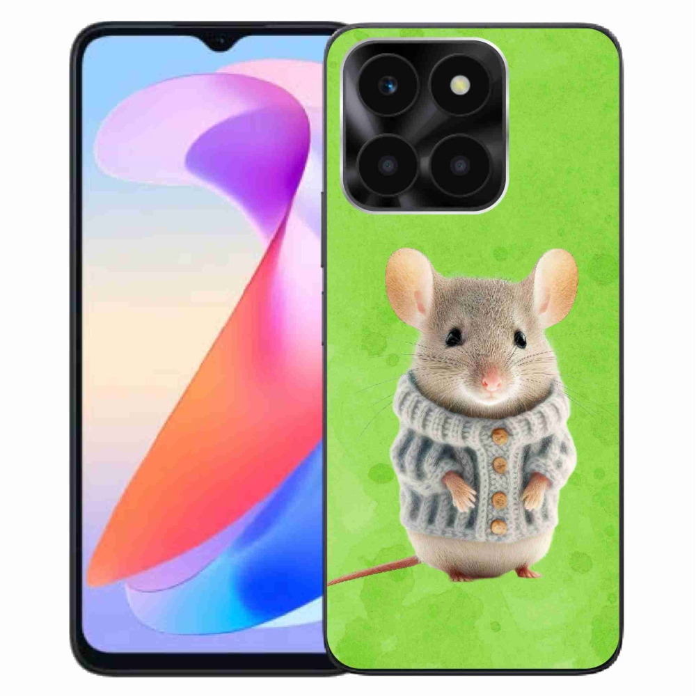 Zselés borítás mmCase a Honor X6a készülékhez - egér pulóverben