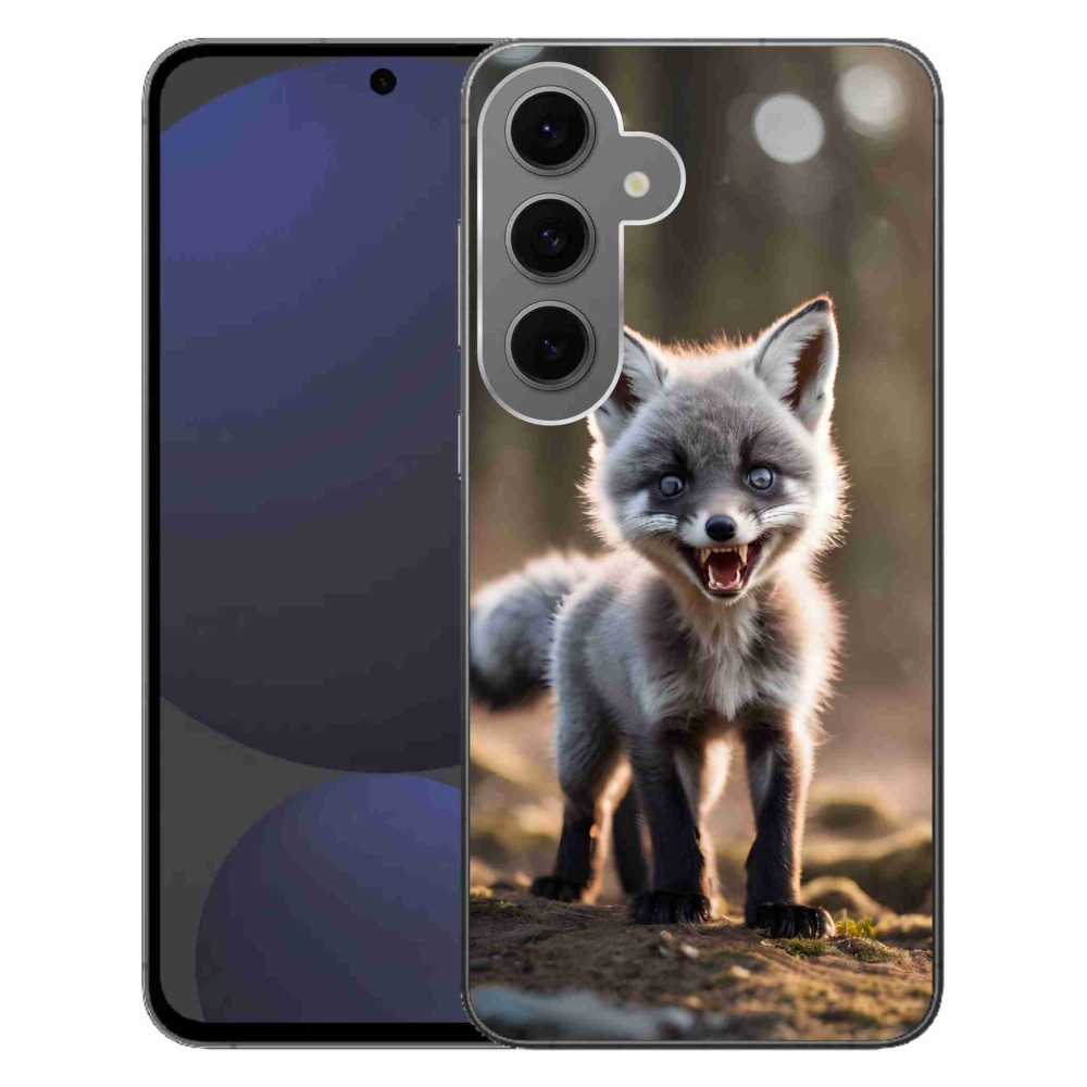 Gél védőhuzat mmCase Samsung Galaxy S24 FE készülékhez - angry fox