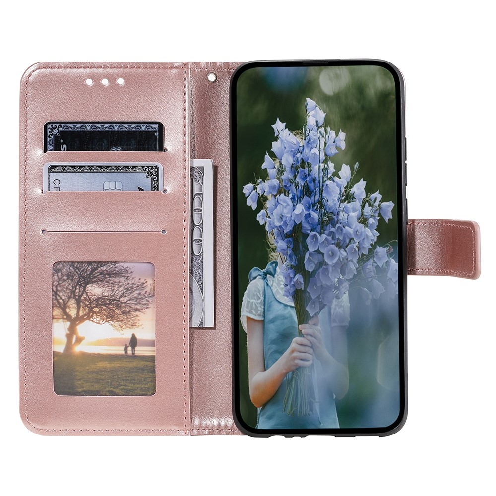 Mandala könyv tok Samsung Galaxy A26 5G - rózsa arany