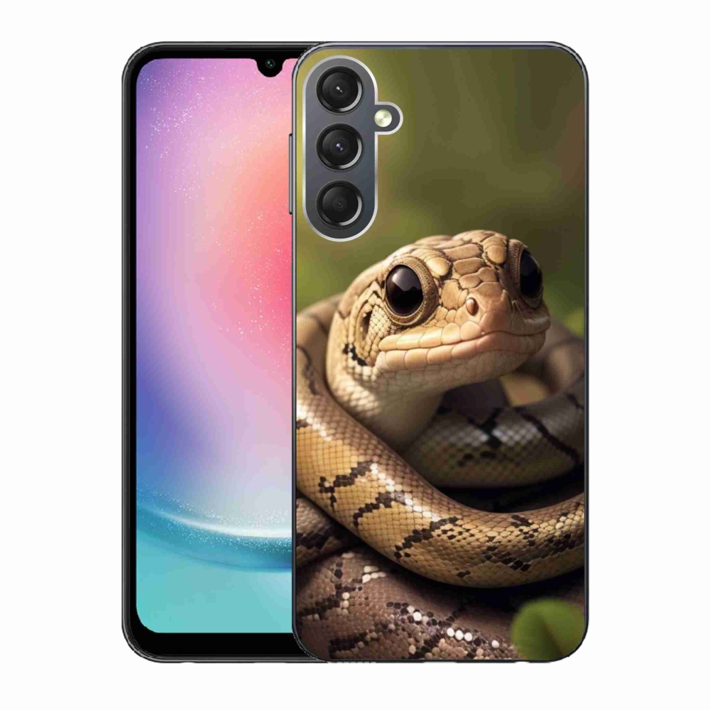 Zselés borítás mmCase Samsung Galaxy A24 készülékhez - kígyó 1