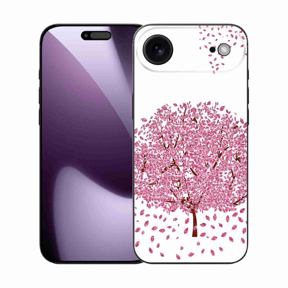 Zselés borítás mmCase iPhone 17 Air készülékhez - rajzfilmfa levelekkel