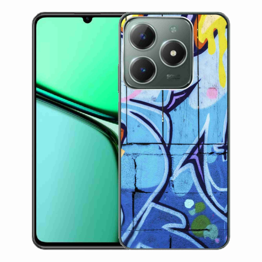 Gél borítás mmCase a Realme C61 készülékhez - graffiti
