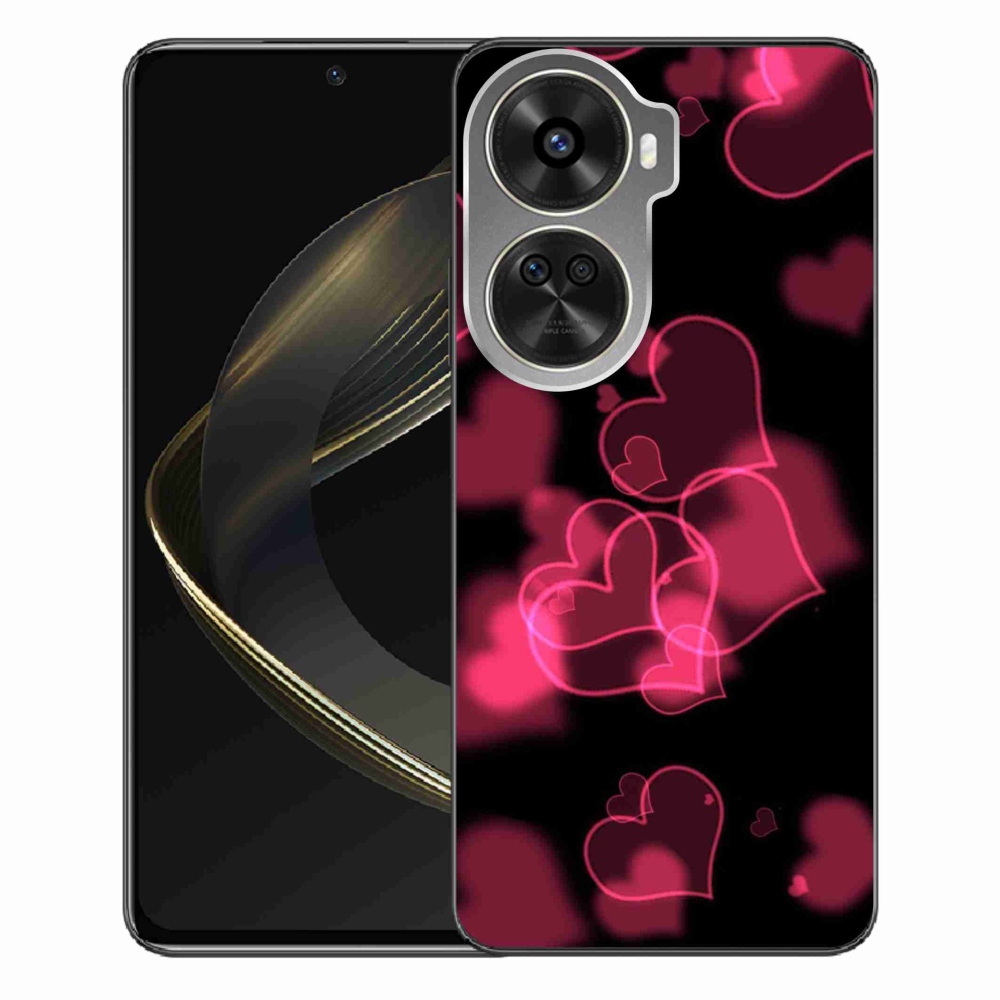 Gél borítás mmCase a Huawei Nova 12 SE-hez - piros szívek