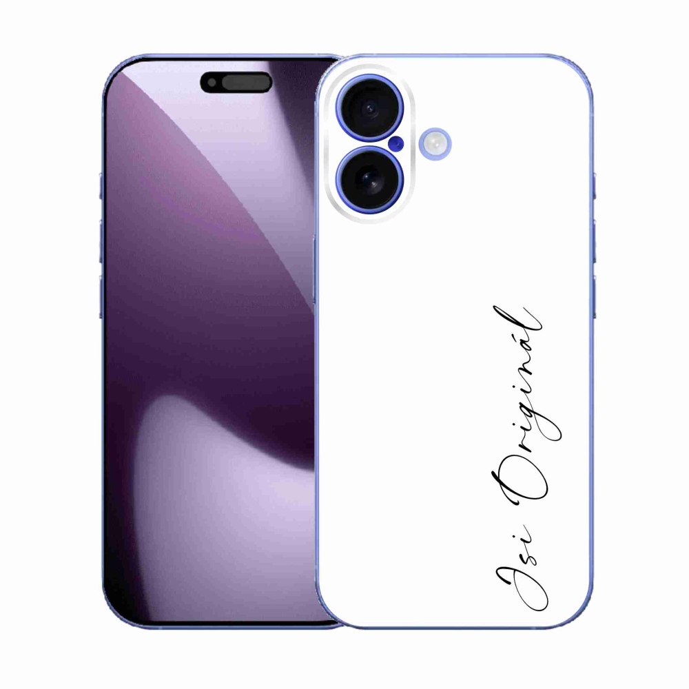 Gél borító mmCase iPhone 17 - te vagy az eredeti fehér háttér