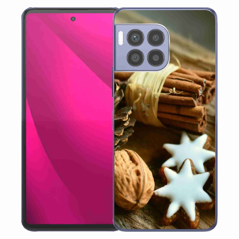 Zselés borítás mmCase a T-Mobile T Phone 2 Pro készülékhez - fahéj és mézeskalács