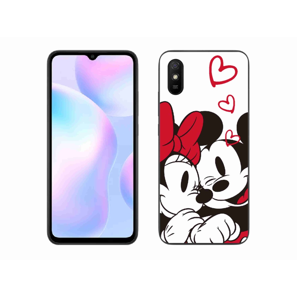 Gél borítás mmCase a Xiaomi Redmi 9A-hoz - minnie és mickey