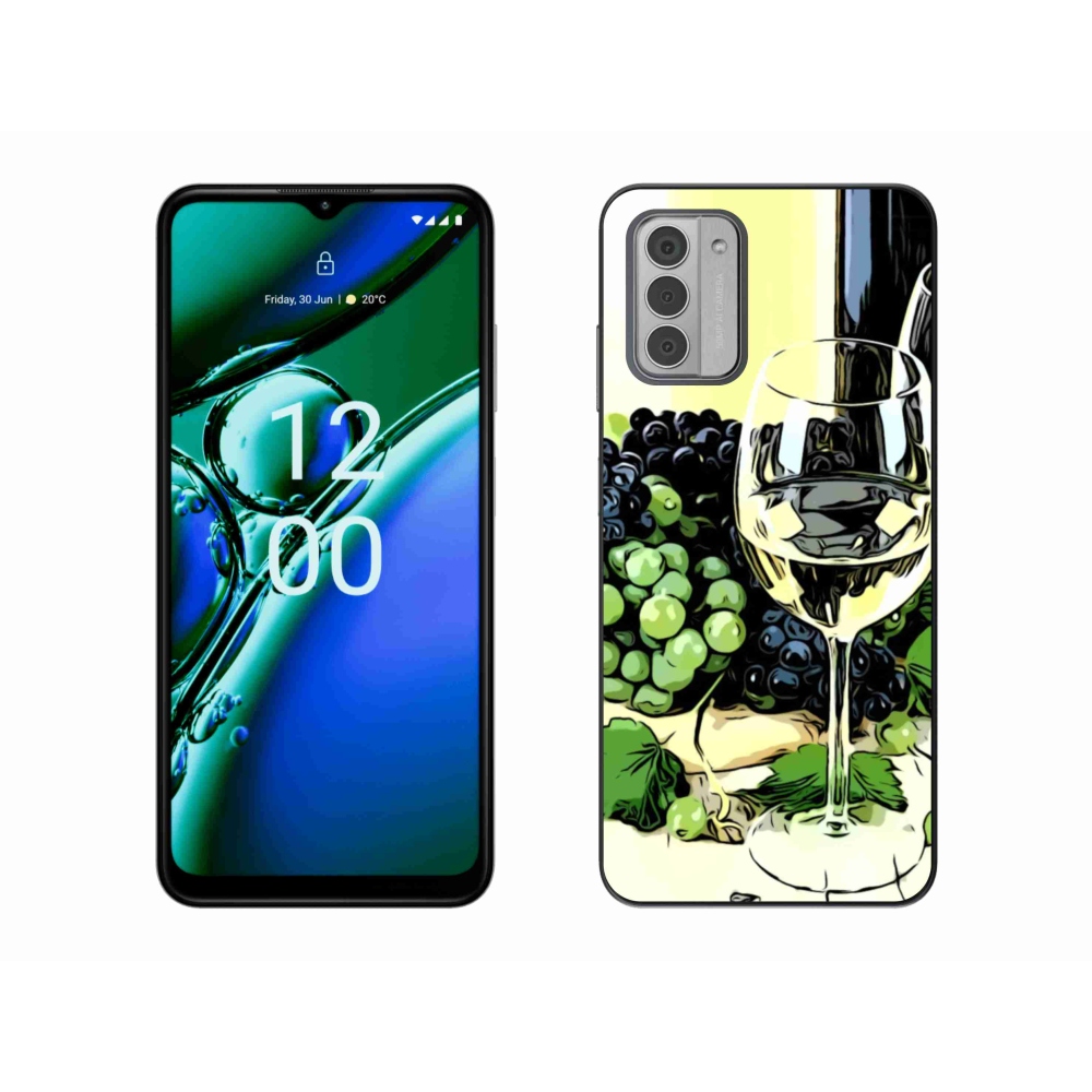 Zselés borító mmCase a Nokia G42 készülékhez - pohár bor