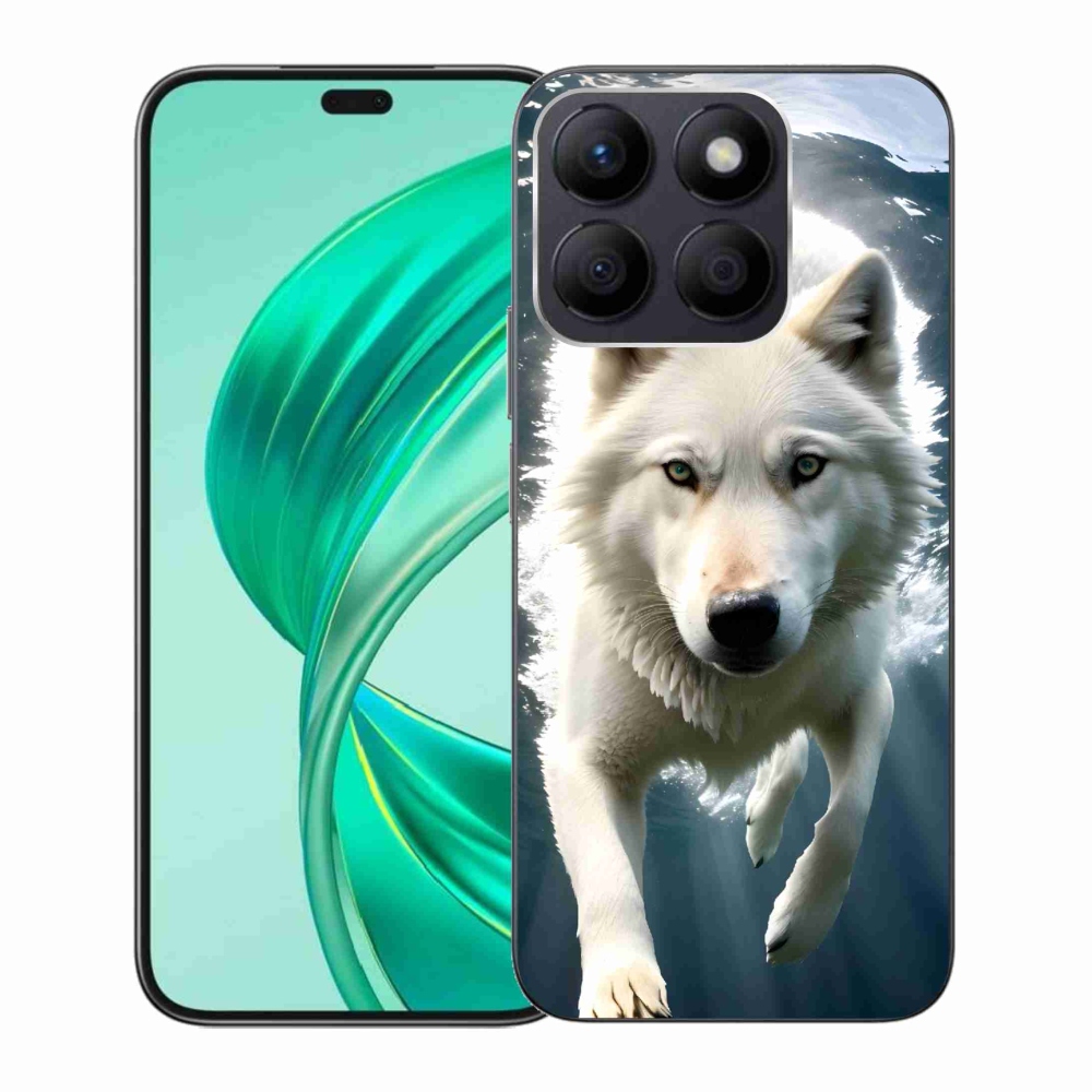 Zselés borítás mmCase a Honor X8b készülékhez - fehér farkas