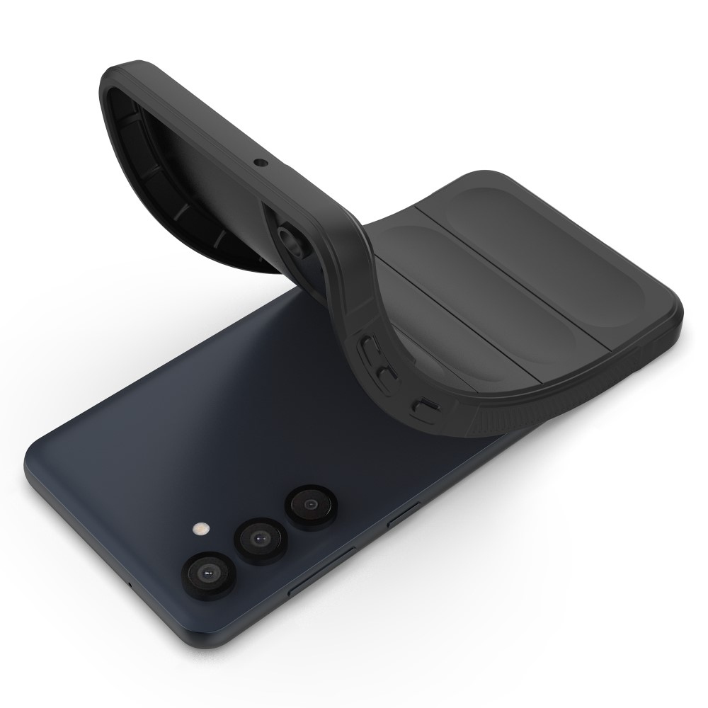 Rugg tartós zselés tok Samsung Galaxy M55 5G - fekete