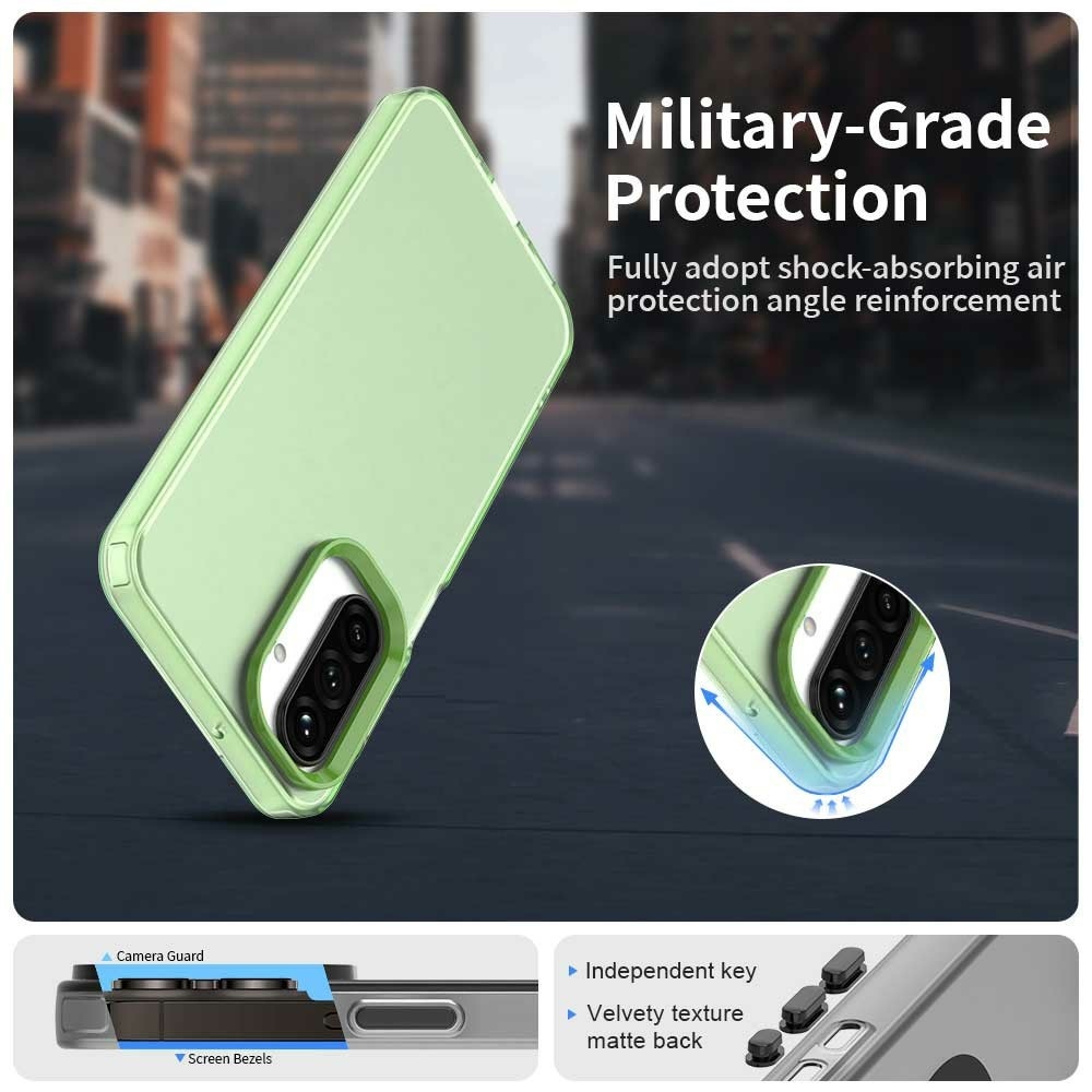 Candy matt zselés tok Samsung Galaxy A26 5G - zöld