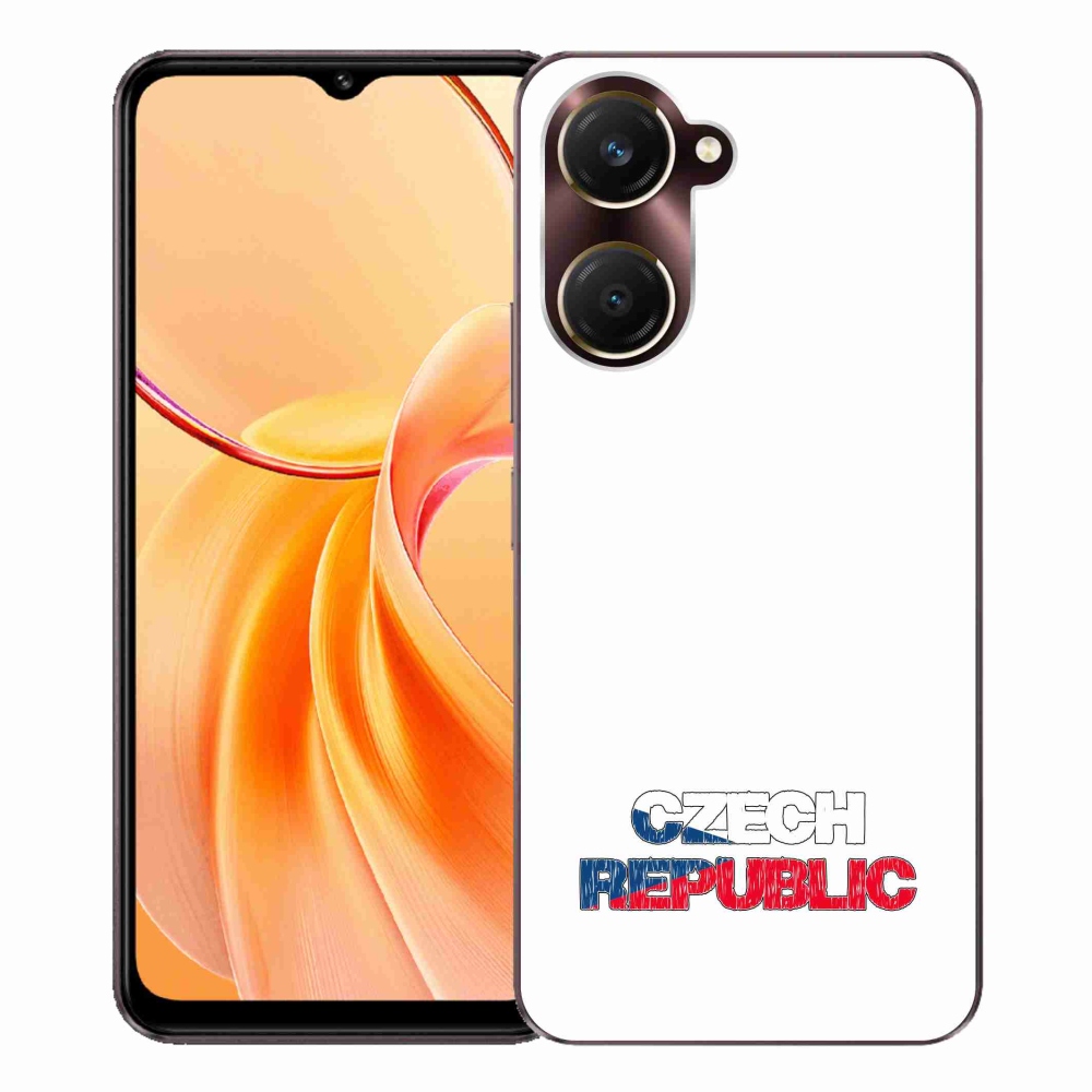Gél borító mmCase a Vivo Y28s 5G - Csehország fehér háttérhez