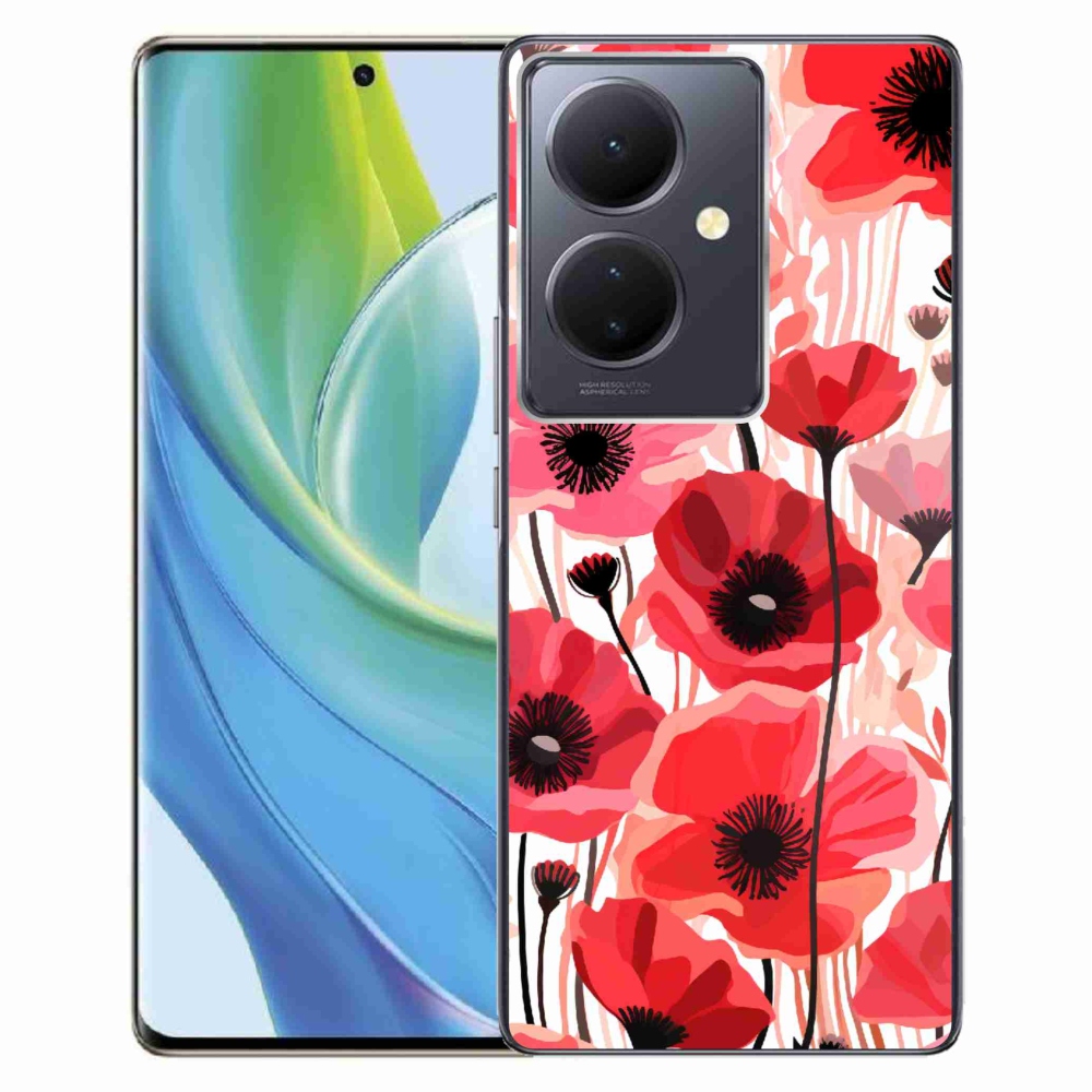 Gél borítás mmCase a Vivo V29 Lite 5G készülékhez - mákos 1