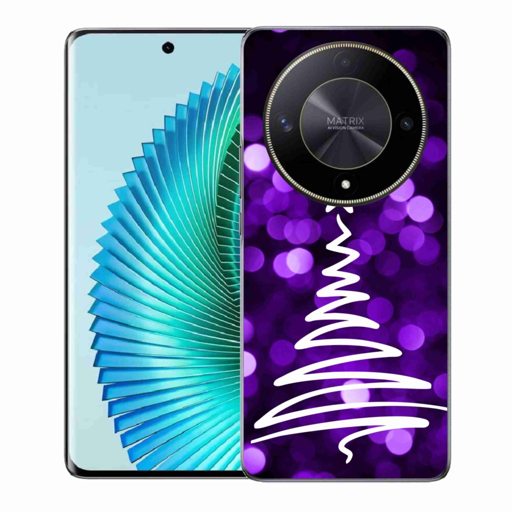 Gél borítás mmCase a Honor Magic 6 Lite 5G számára - fa