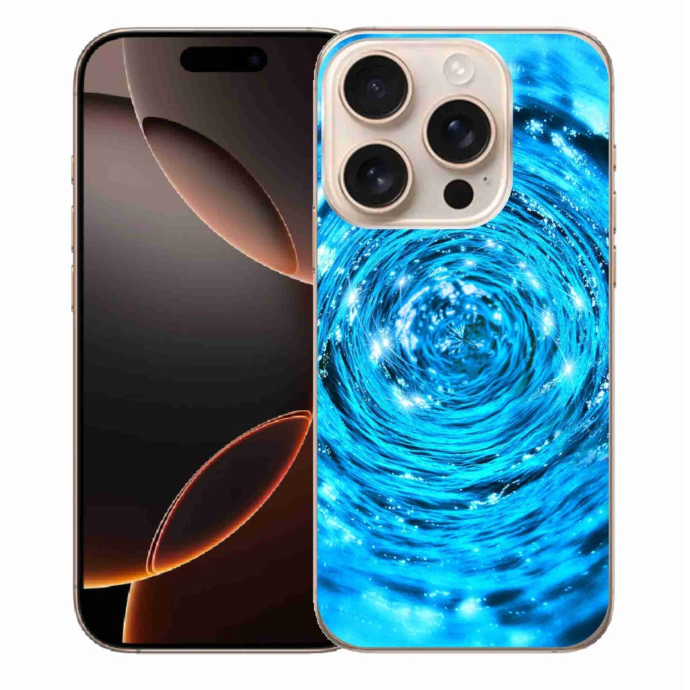 Gél borítás mmCase iPhone 16 Pro Max készülékhez - Water Swirl