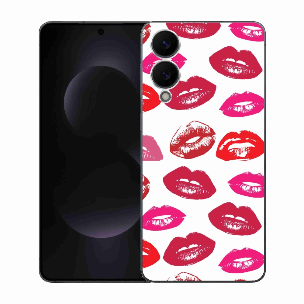 Gél borítás mmCase Samsung Galaxy S25 Edge készülékhez - ajkak